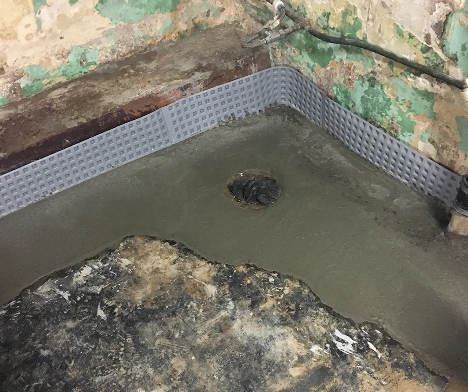 Basement Waterproofing System Around Sump Pump in Philadelphia